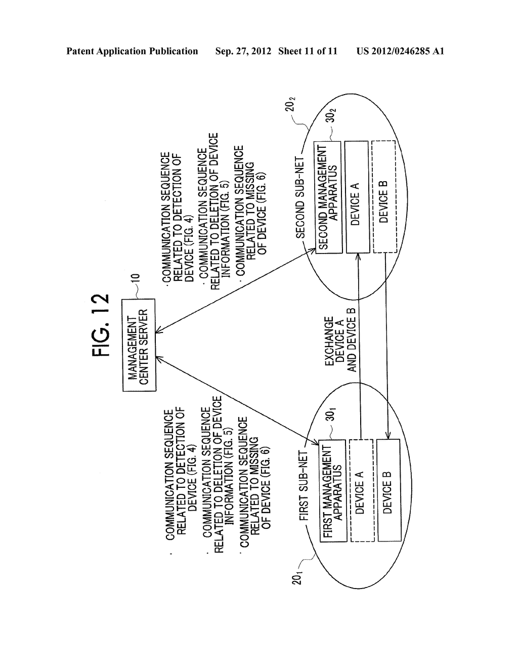 MANAGEMENT SYSTEM, MANAGEMENT APPARATUS, MANAGEMENT METHOD, AND     NON-TRANSITORY COMPUTER READABLE MEDIUM STORING CONTROL PROGRAM - diagram, schematic, and image 12