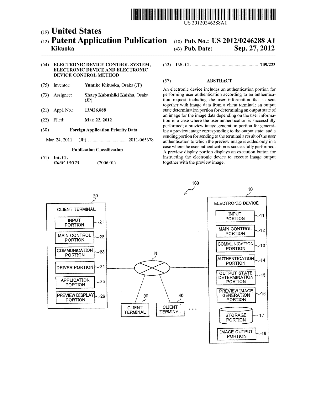 ELECTRONIC DEVICE CONTROL SYSTEM, ELECTRONIC DEVICE AND ELECTRONIC DEVICE     CONTROL METHOD - diagram, schematic, and image 01