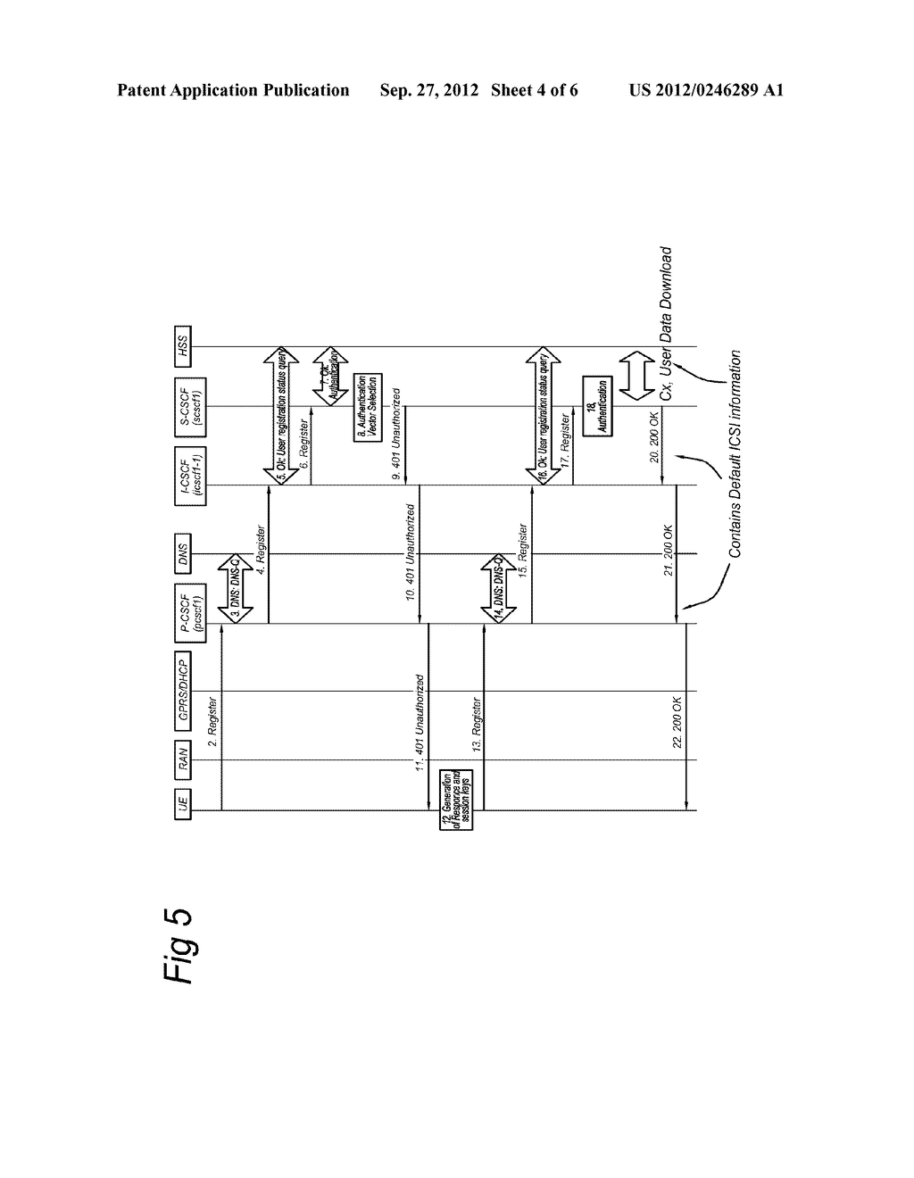 Control Entity and Method for Setting up a Session in a Communications     Network, Subscriber Database and Communications Network - diagram, schematic, and image 05