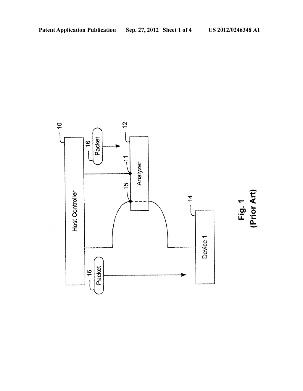 METHODS FOR ANALYZING USB DATA TRAFFIC USING A SINGLE USB HOST CONTROLLER - diagram, schematic, and image 02