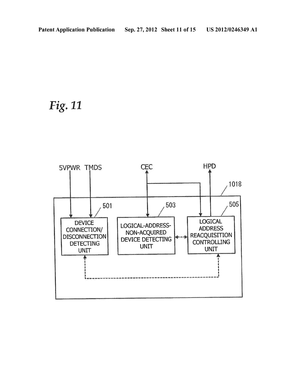 COMMUNICATION CONTROL DEVICE AND COMMUNICATION CONTROL METHOD IN AUDIO     VISUAL DEVICE SYSTEM, AND TELEVISION RECEIVER - diagram, schematic, and image 12