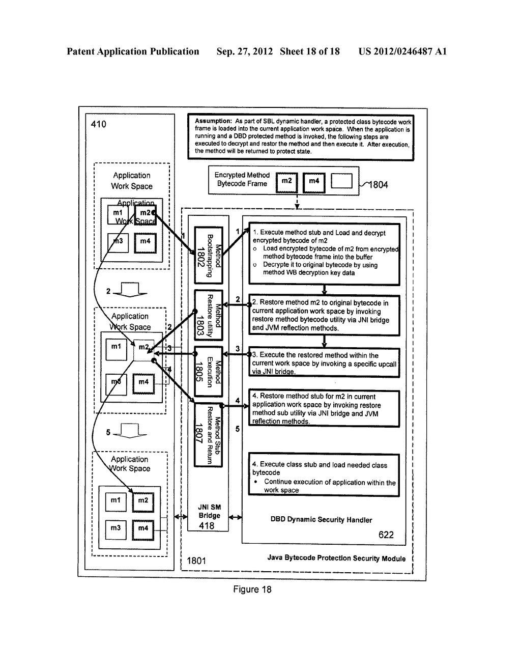 System and Method to Protect Java Bytecode Code Against Static And Dynamic     Attacks Within Hostile Execution Environments - diagram, schematic, and image 19