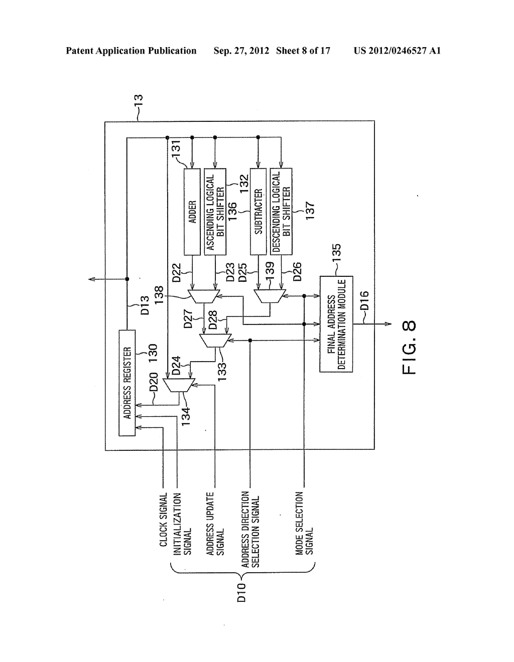 BUILT-IN SELF TEST CIRCUIT AND DESIGNING APPARATUS - diagram, schematic, and image 09