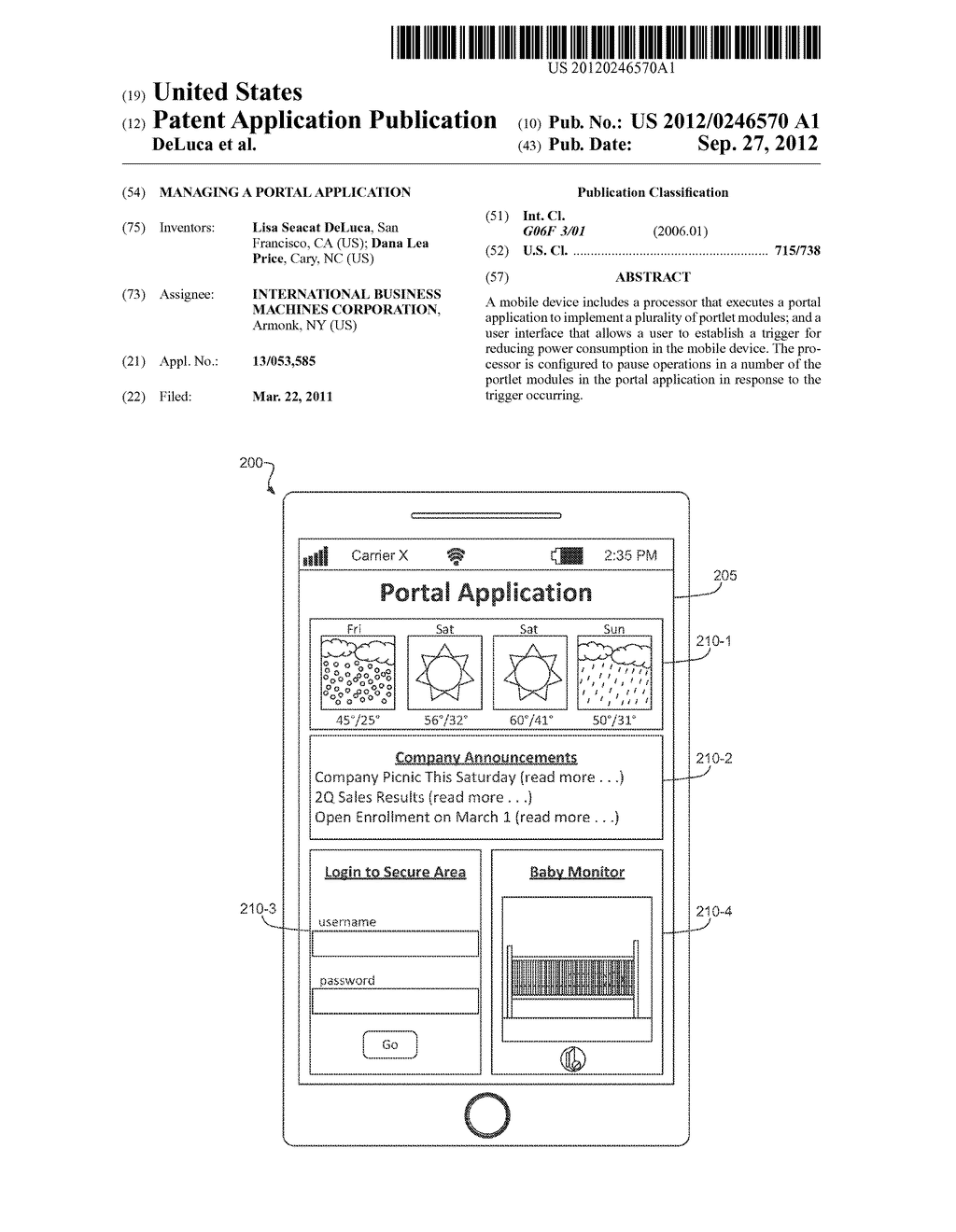 MANAGING A PORTAL APPLICATION - diagram, schematic, and image 01