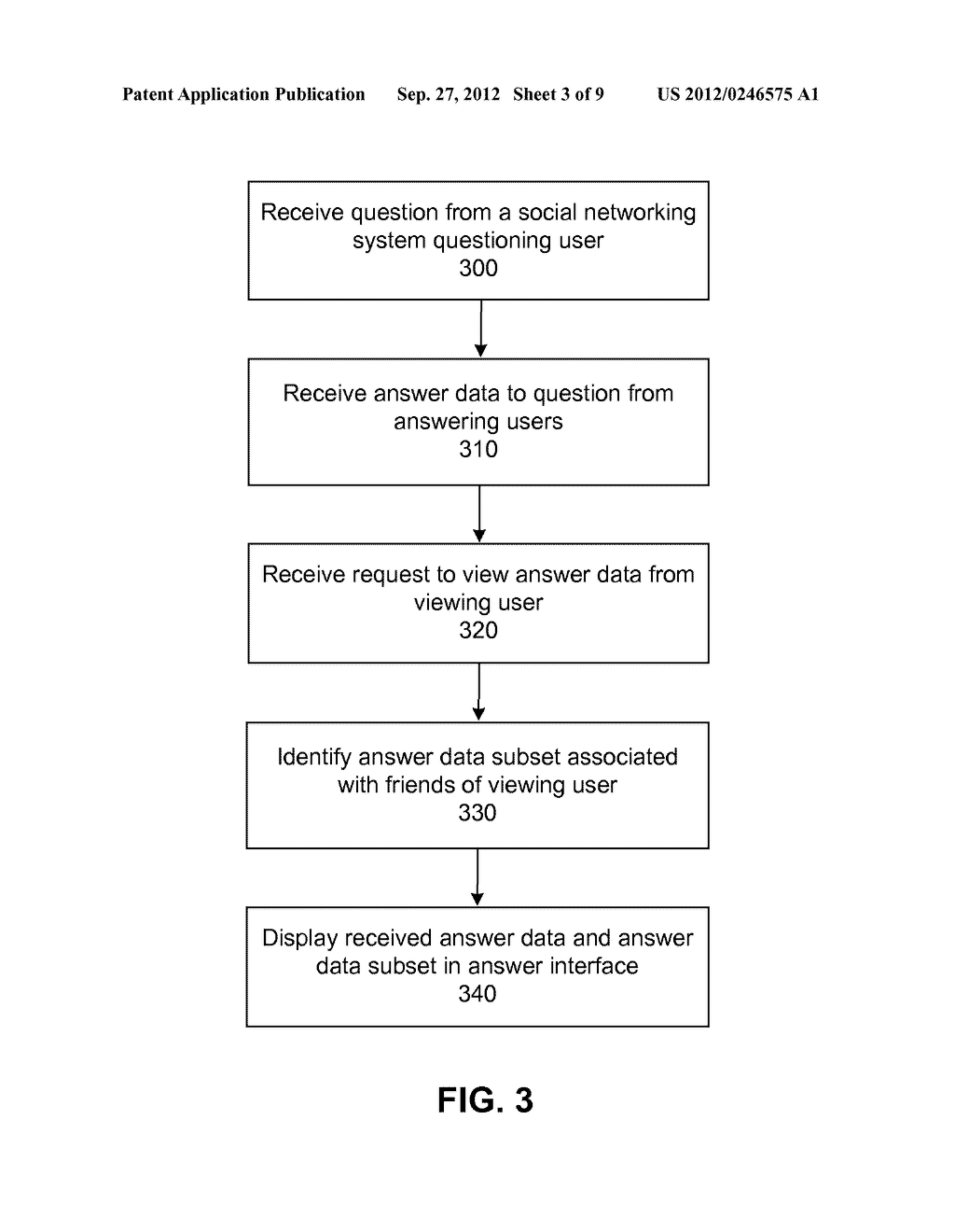 PRESENTING QUESTION AND ANSWER DATA IN A SOCIAL NETWORKING SYSTEM - diagram, schematic, and image 04