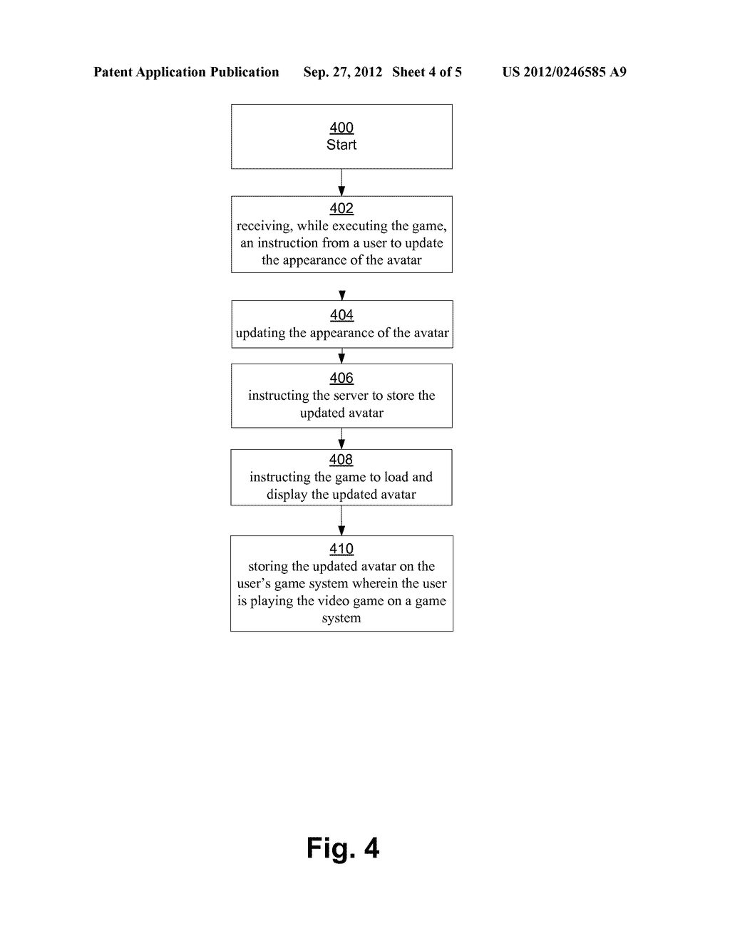 SYSTEM FOR EDITING AN AVATAR - diagram, schematic, and image 05