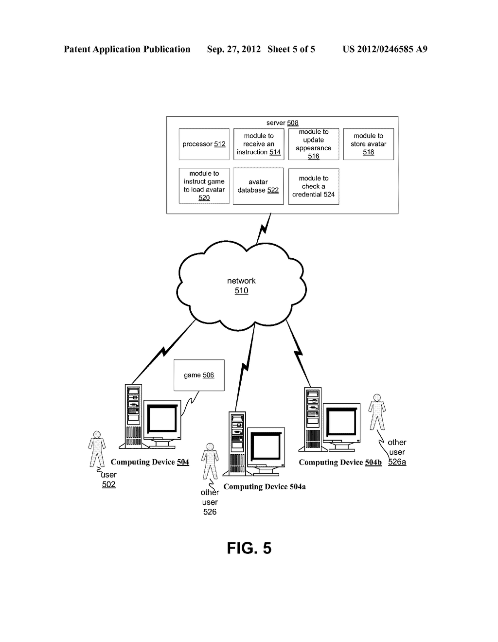 SYSTEM FOR EDITING AN AVATAR - diagram, schematic, and image 06