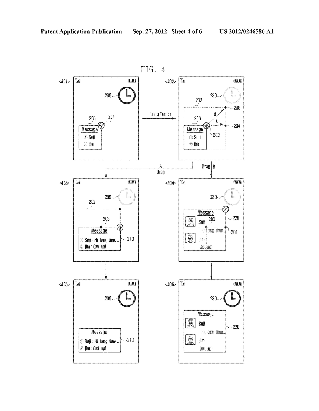 MOBILE TERMINAL AND OBJECT CHANGE SUPPORT METHOD FOR THE SAME - diagram, schematic, and image 05