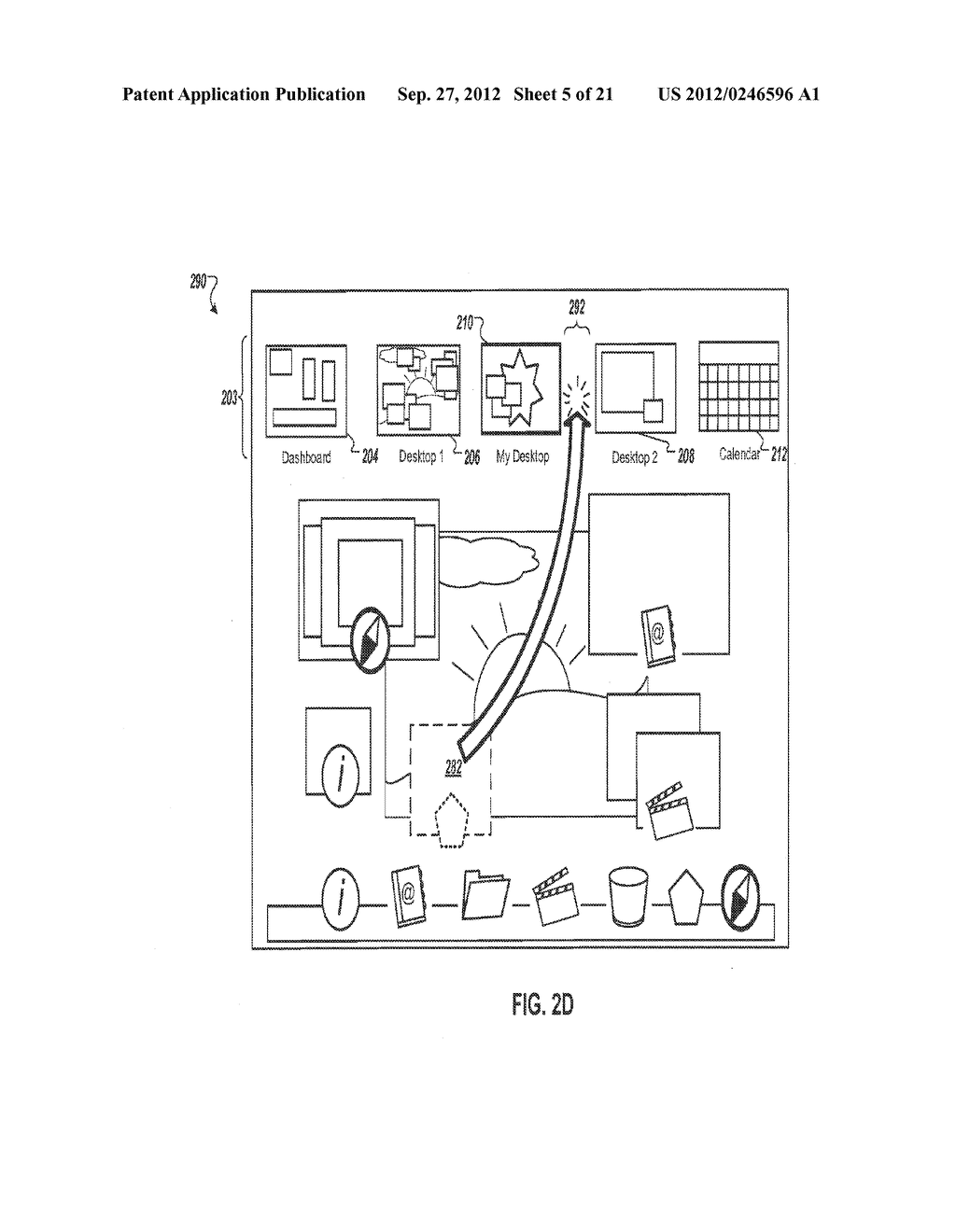 Managing Workspaces in a User Interface - diagram, schematic, and image 06