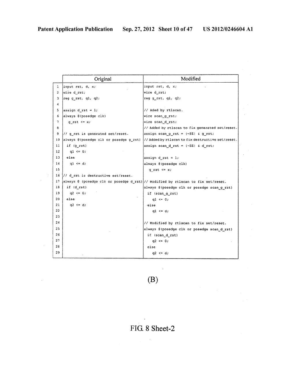 COMPUTER-AIDED DESIGN SYSTEM TO AUTOMATE SCAN SYNTHESIS AT     REGISTER-TRANSFER LEVEL - diagram, schematic, and image 11