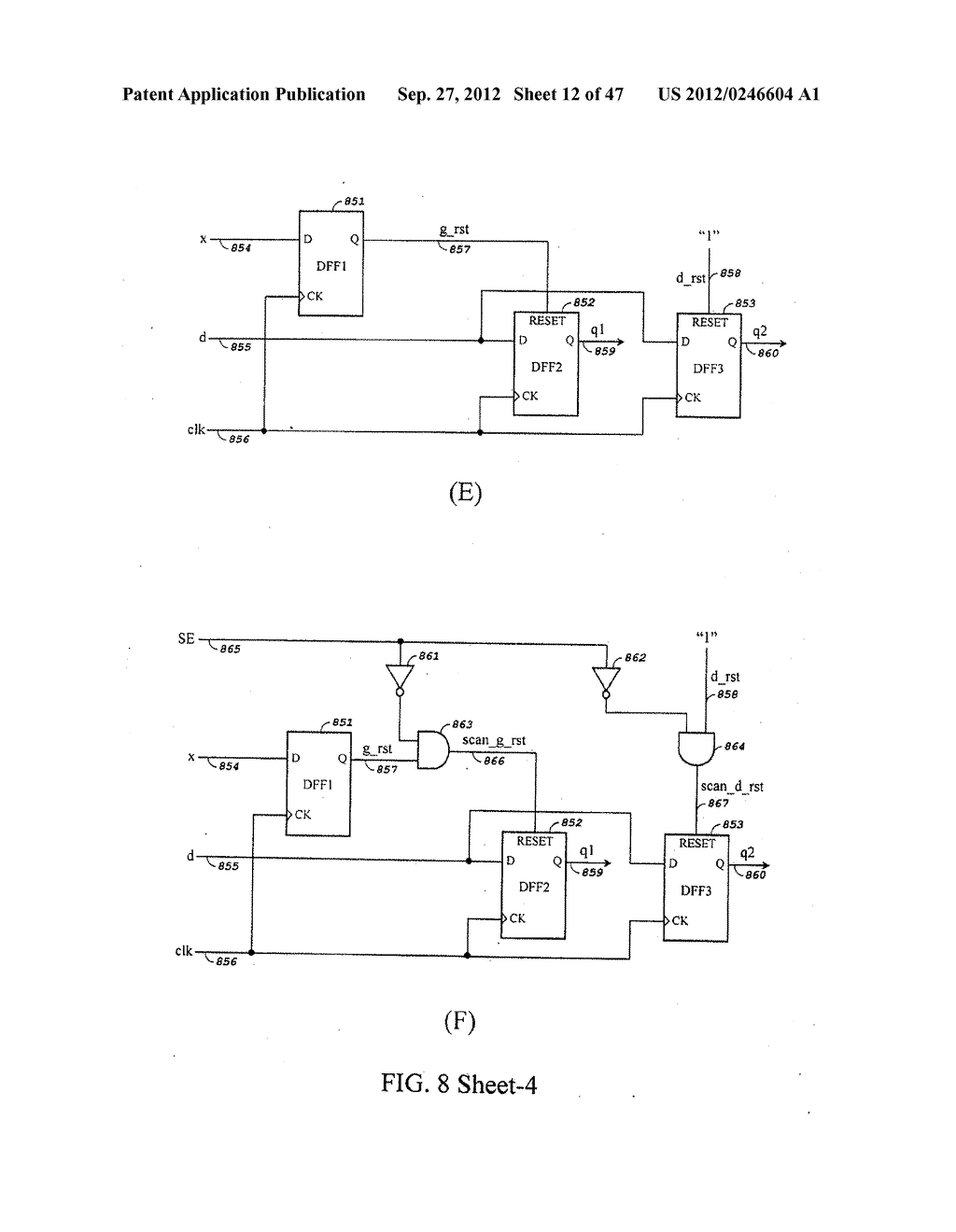 COMPUTER-AIDED DESIGN SYSTEM TO AUTOMATE SCAN SYNTHESIS AT     REGISTER-TRANSFER LEVEL - diagram, schematic, and image 13
