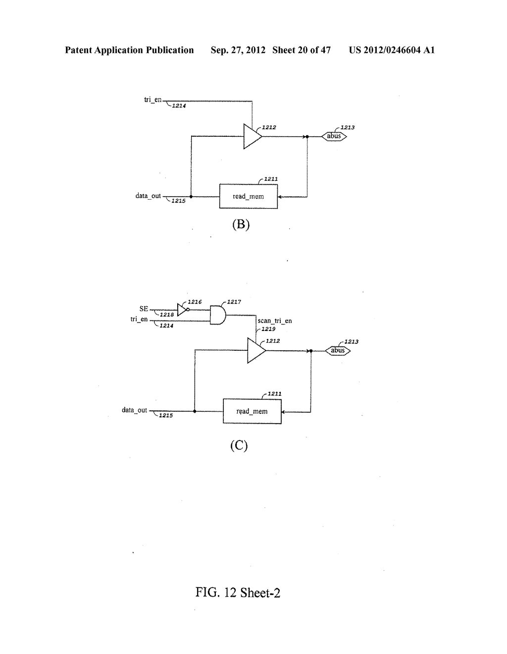 COMPUTER-AIDED DESIGN SYSTEM TO AUTOMATE SCAN SYNTHESIS AT     REGISTER-TRANSFER LEVEL - diagram, schematic, and image 21