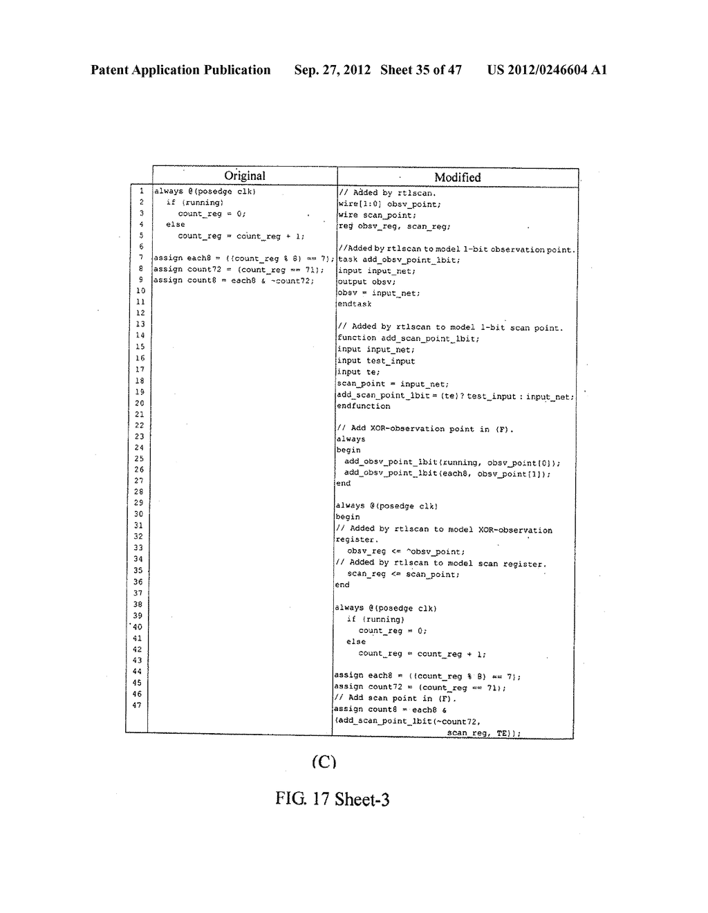 COMPUTER-AIDED DESIGN SYSTEM TO AUTOMATE SCAN SYNTHESIS AT     REGISTER-TRANSFER LEVEL - diagram, schematic, and image 36