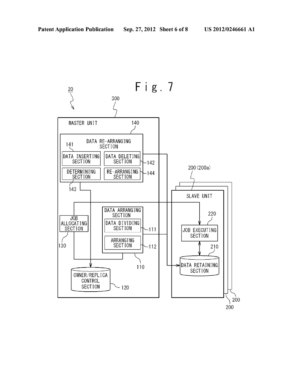 DATA ARRANGEMENT CALCULATING SYSTEM, DATA ARRANGEMENT CALCULATING METHOD,     MASTER UNIT AND DATA ARRANGING METHOD - diagram, schematic, and image 07