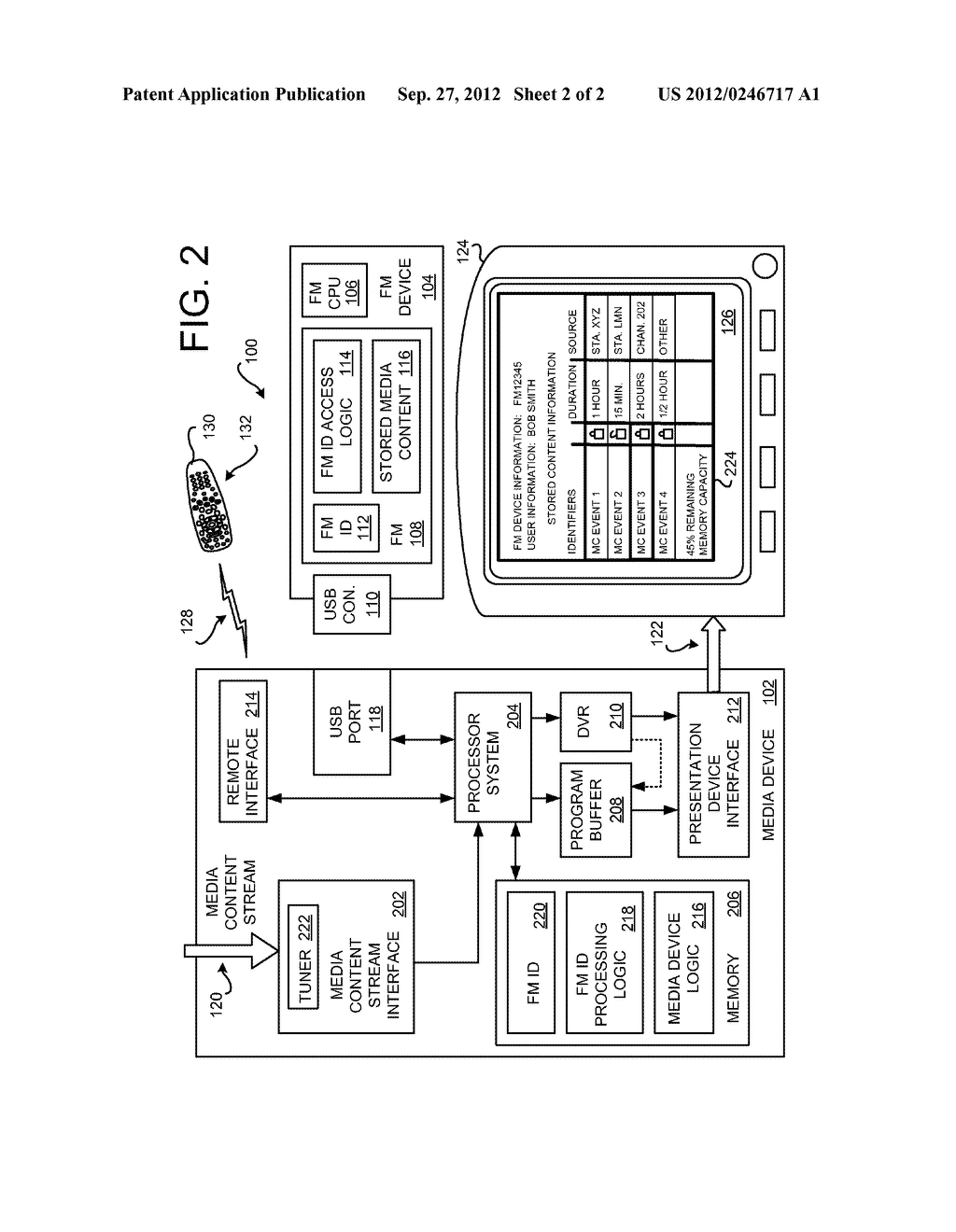 APPARATUS, SYSTEMS AND METHODS FOR SECURELY STORING MEDIA CONTENT EVENTS     ON A FLASH MEMORY DEVICE - diagram, schematic, and image 03