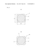 CORE/SHEATH COMPOSITE FILAMENT FOR TOOTHBRUSHES, AND TOOTHBRUSH USING SAME diagram and image