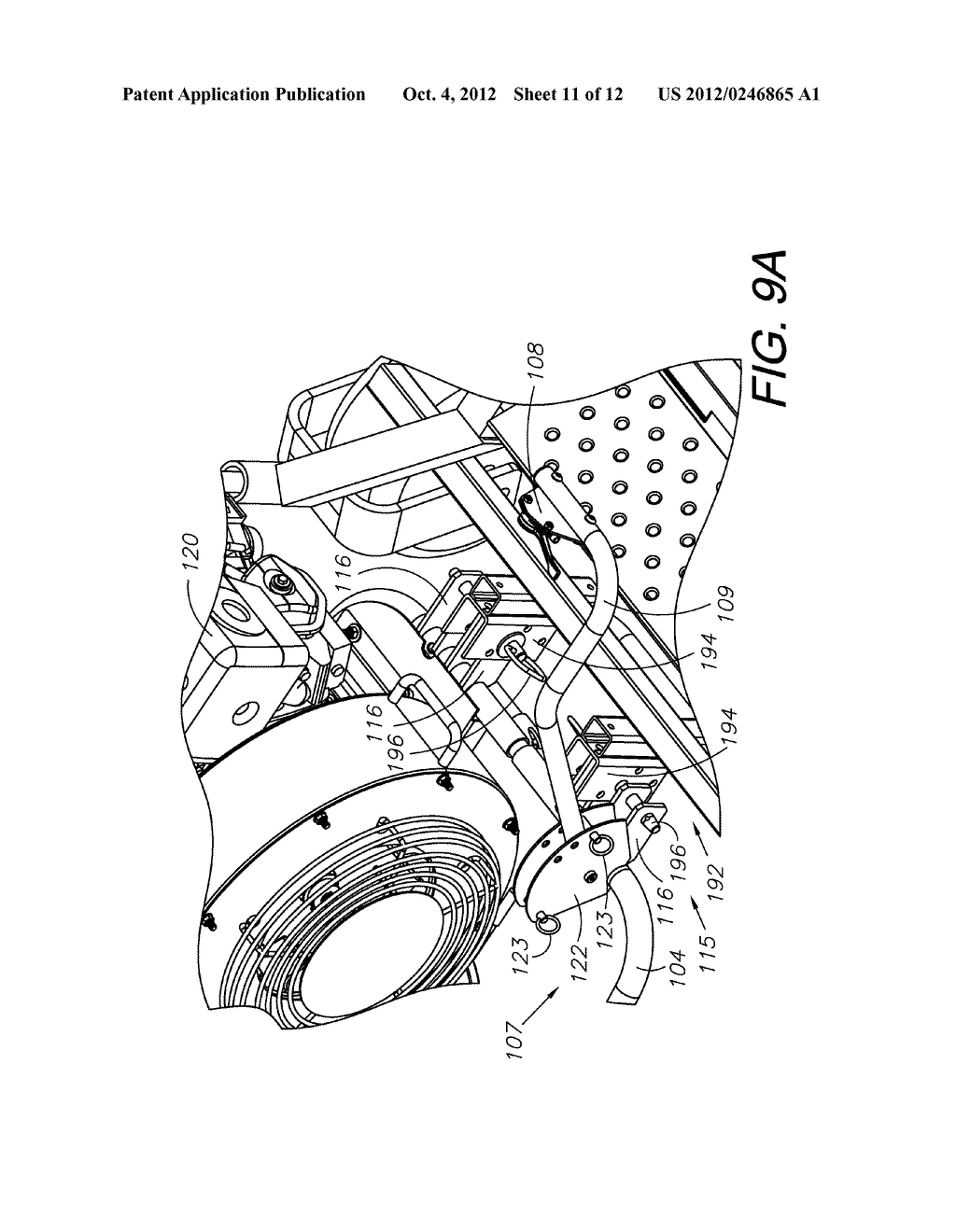 FRONT-MOUNTED-CENTRAL BLOWER DISCHARGE UNIT WITH MULTIDIRECTIONAL NOZZLE - diagram, schematic, and image 12