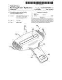 SLIDABLE SEATBELT BUCKLE WITH INTEGRAL RIBBED COVER diagram and image