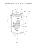 CANISTER AIR FILTER AND METHOD FOR FABRICATING THE SAME diagram and image