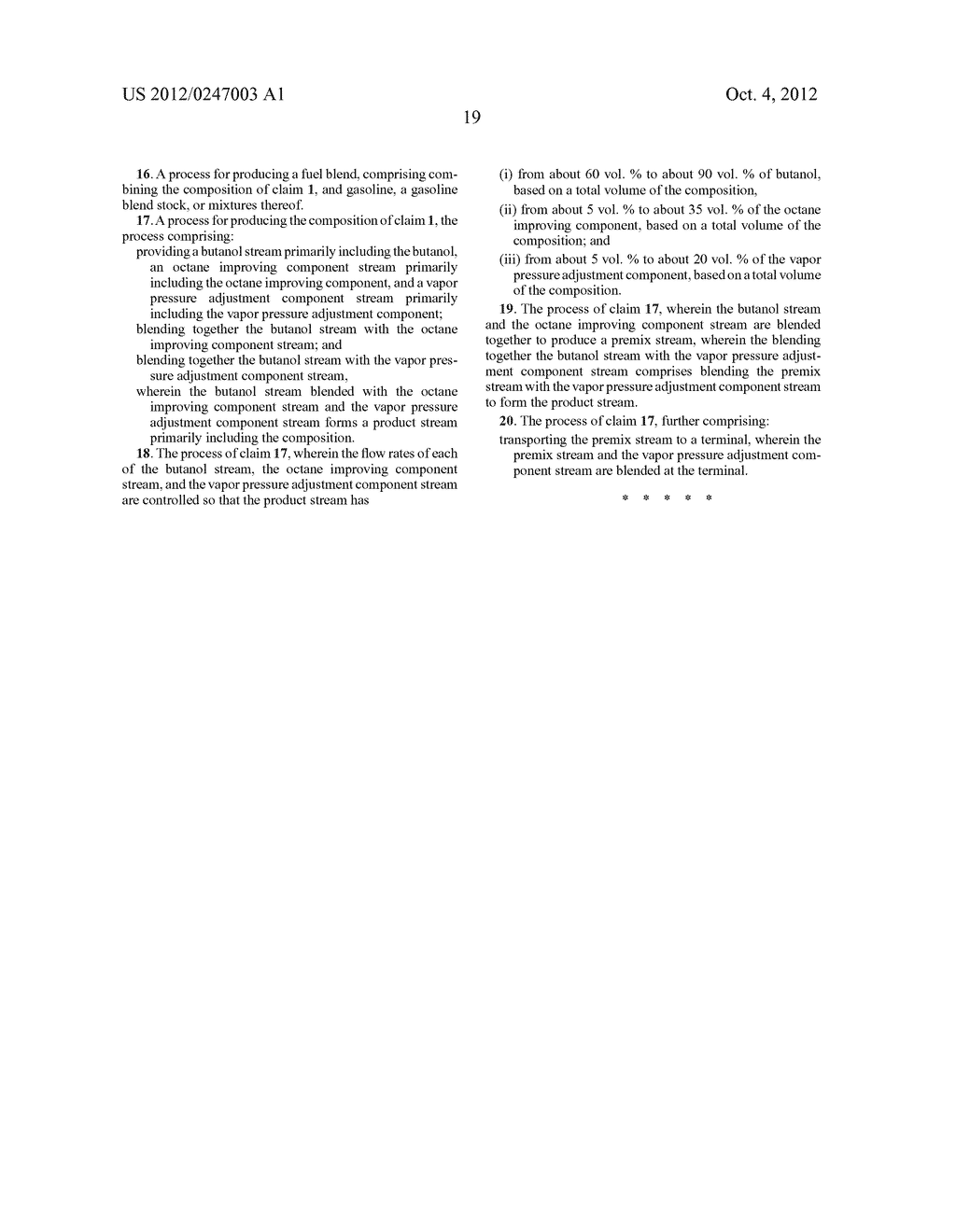 Butanol Compositions for Fuel Blending and Methods for the Production     Thereof - diagram, schematic, and image 25