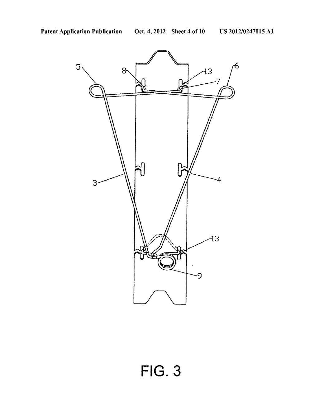 SPACER DEVICE FOR VINE SUPPORT WIRES, METHODS FOR ITS OPERATION AND VINE     SUPPORT ASSEMBLIES COMPRISING THE SAME - diagram, schematic, and image 05