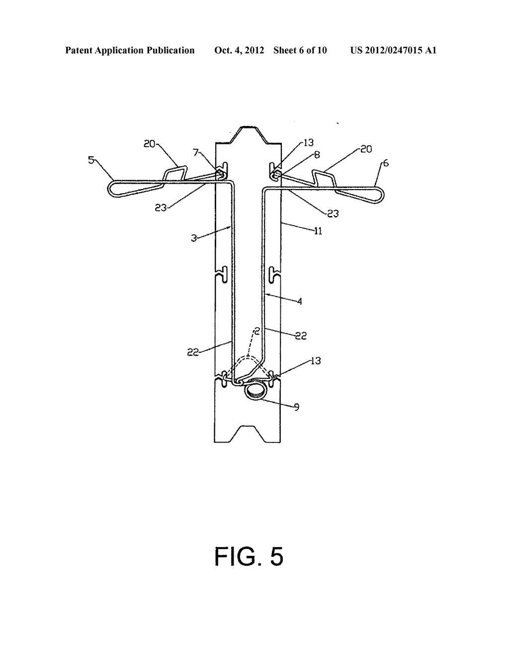 SPACER DEVICE FOR VINE SUPPORT WIRES, METHODS FOR ITS OPERATION AND VINE     SUPPORT ASSEMBLIES COMPRISING THE SAME - diagram, schematic, and image 07