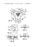 Double-Y modular framing rhombicuboctahedron construction system diagram and image