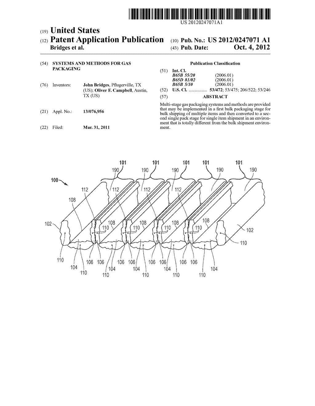 Systems And Methods For Gas Packaging - diagram, schematic, and image 01