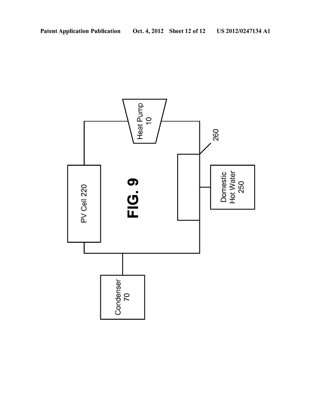 HEAT PUMP WITH INTEGRAL SOLAR COLLECTOR - diagram, schematic, and image 13