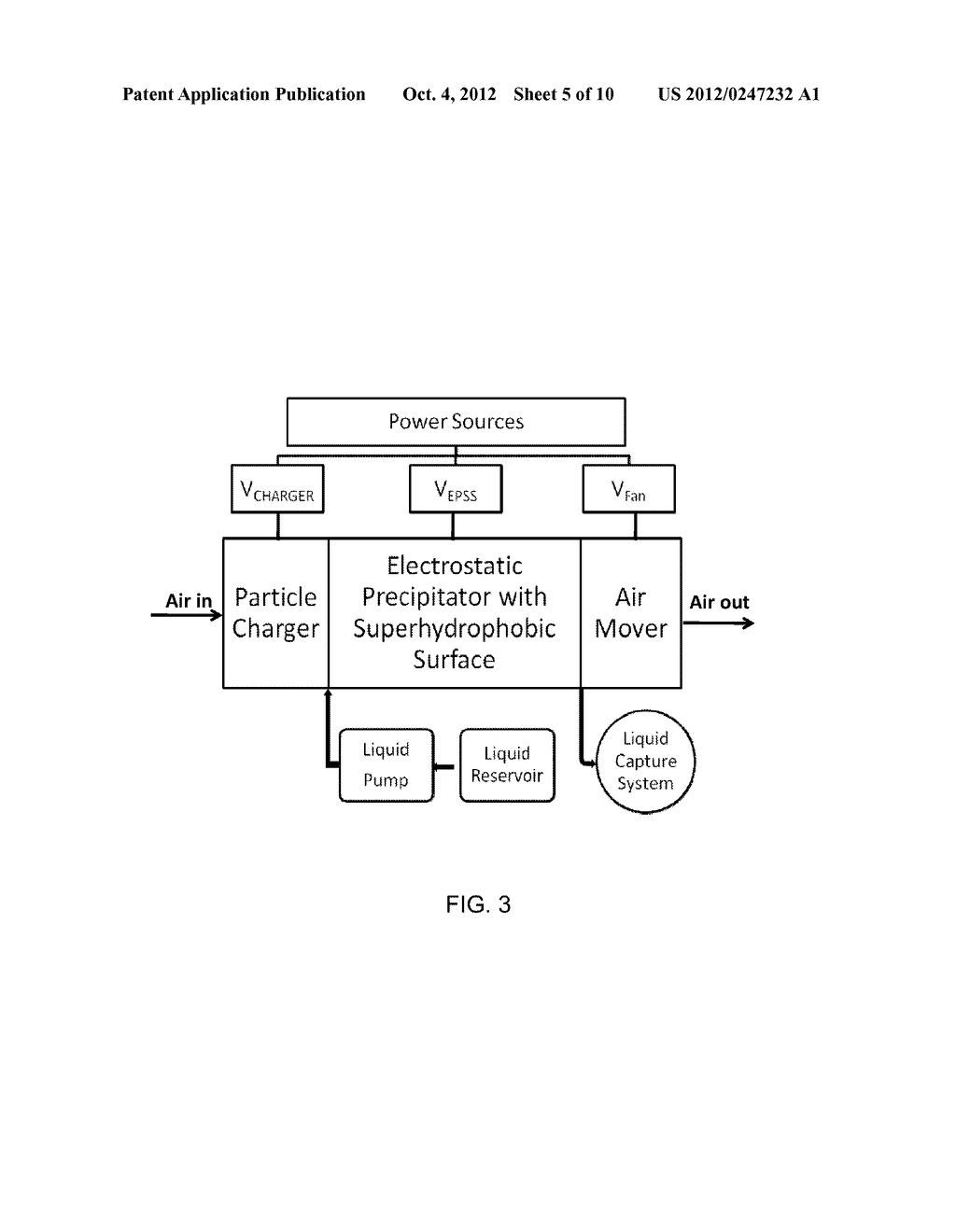 METHOD AND DEVICE FOR THE COLLECTION OF AIRBORNE PARTICLES AND THEIR     CONCENTRATION IN SMALL AMOUNTS OF LIQUID - diagram, schematic, and image 06