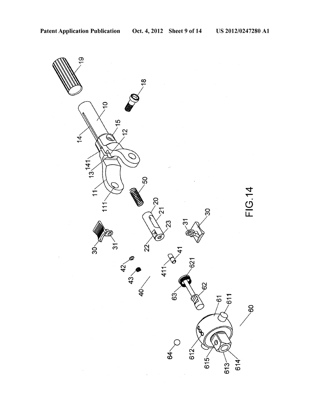 WRENCH WITH ROTATABLE DRIVING HEAD - diagram, schematic, and image 10