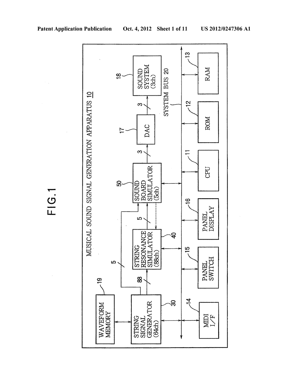 MUSICAL SOUND SIGNAL GENERATION APPARATUS - diagram, schematic, and image 02