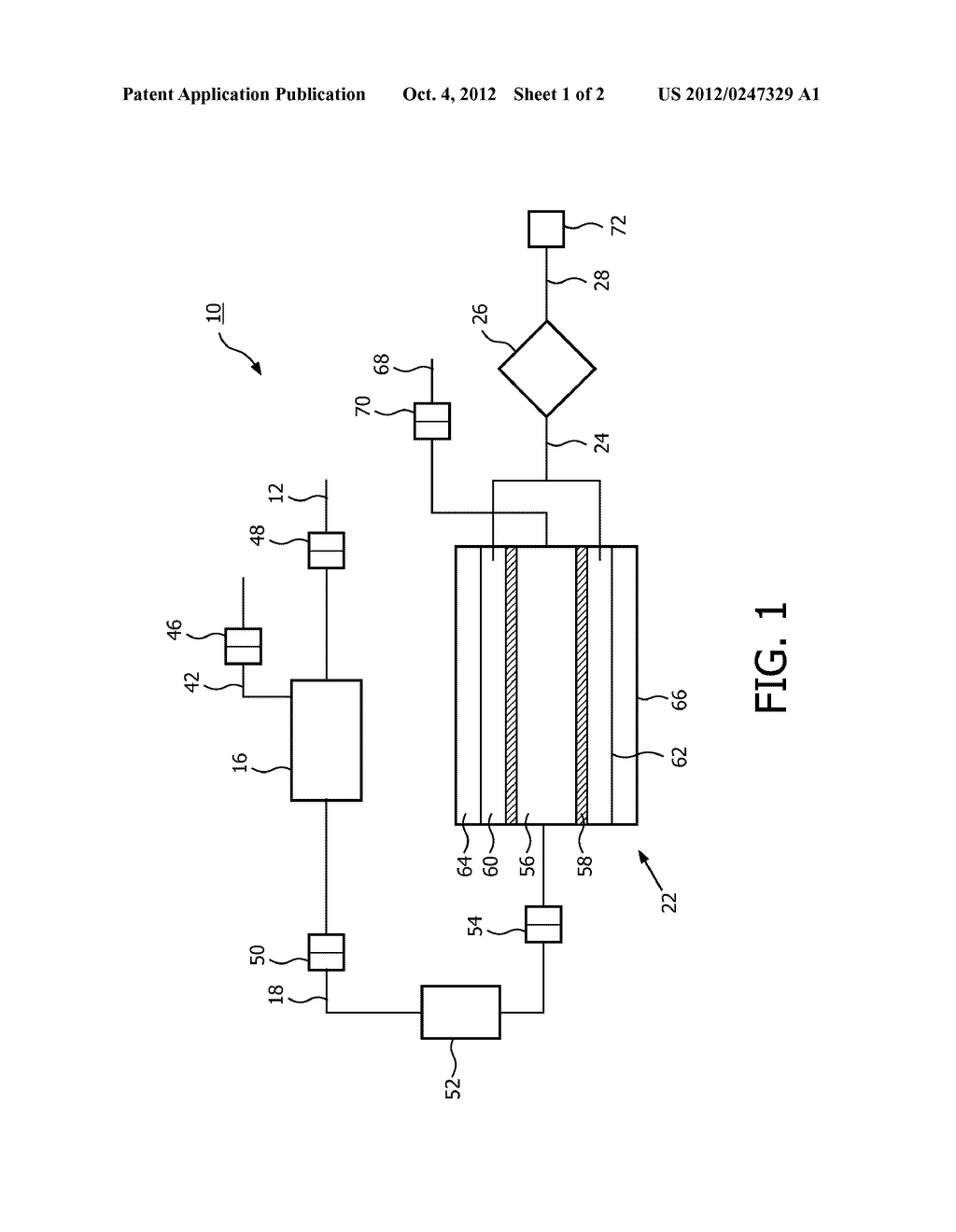 OXYGEN SEPARATION METHOD AND SYSTEM WITH A PLASMA PUMP AND A MEMBRANE - diagram, schematic, and image 02