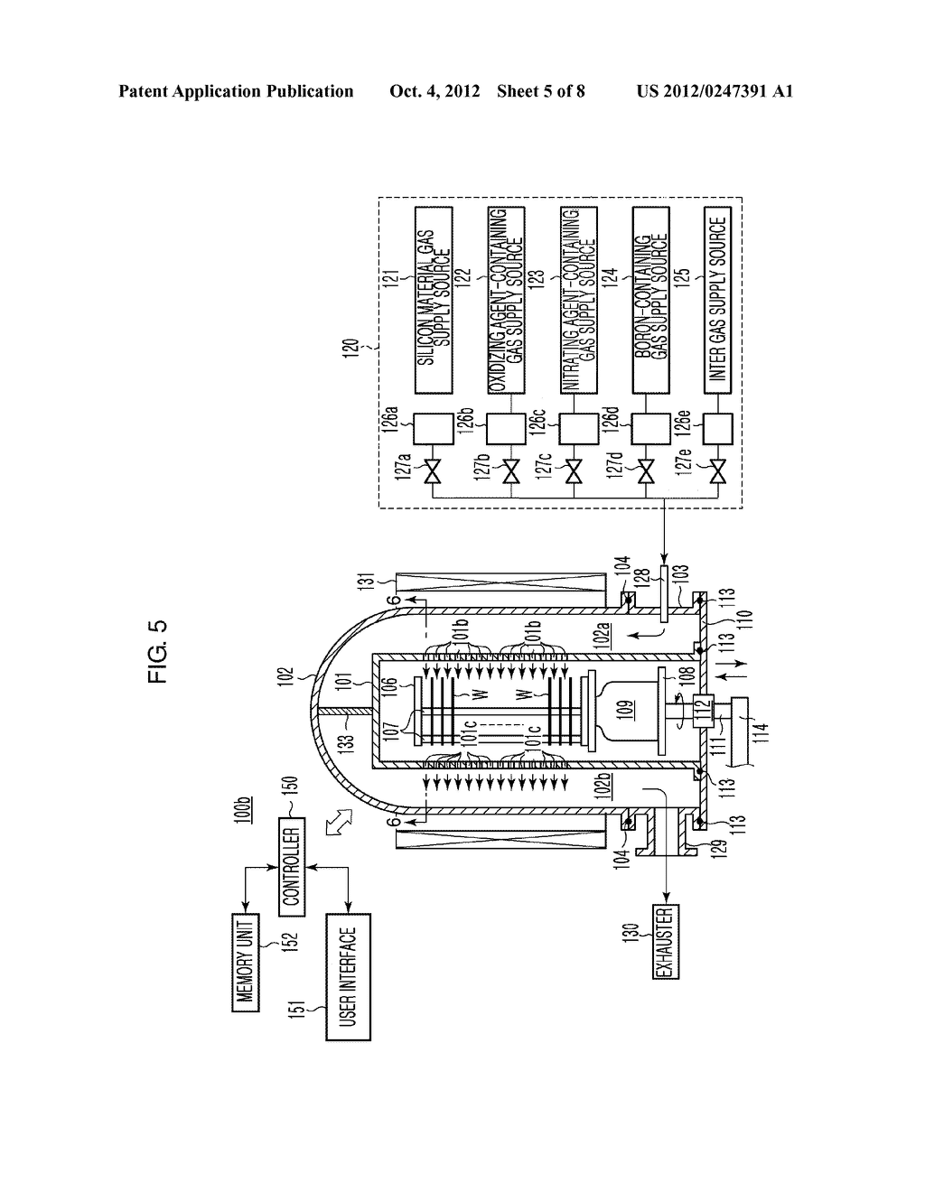 VERTICAL BATCH-TYPE FILM FORMING APPARATUS - diagram, schematic, and image 06