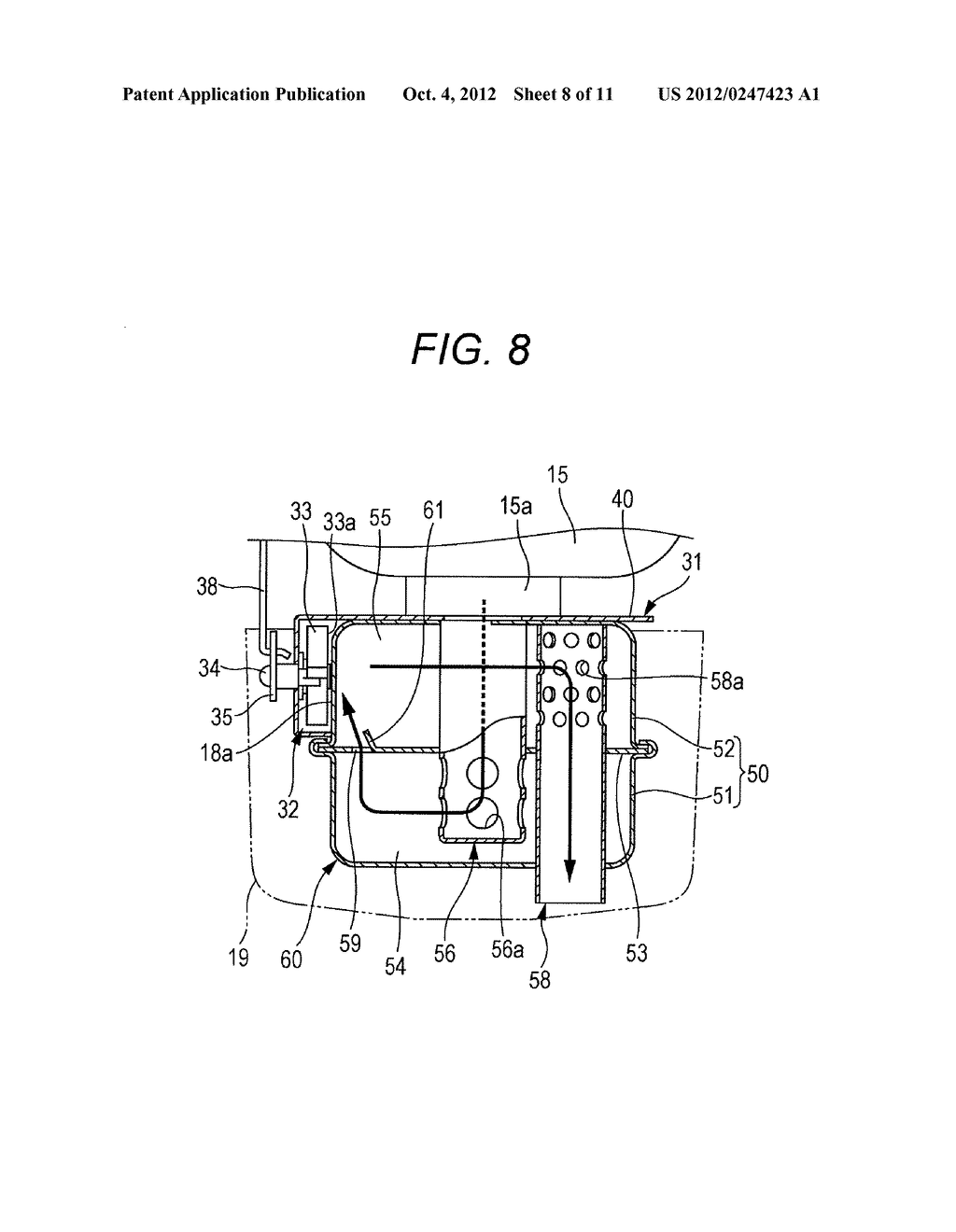 AUTOMATIC CHOKE APPARATUS FOR ENGINE - diagram, schematic, and image 09