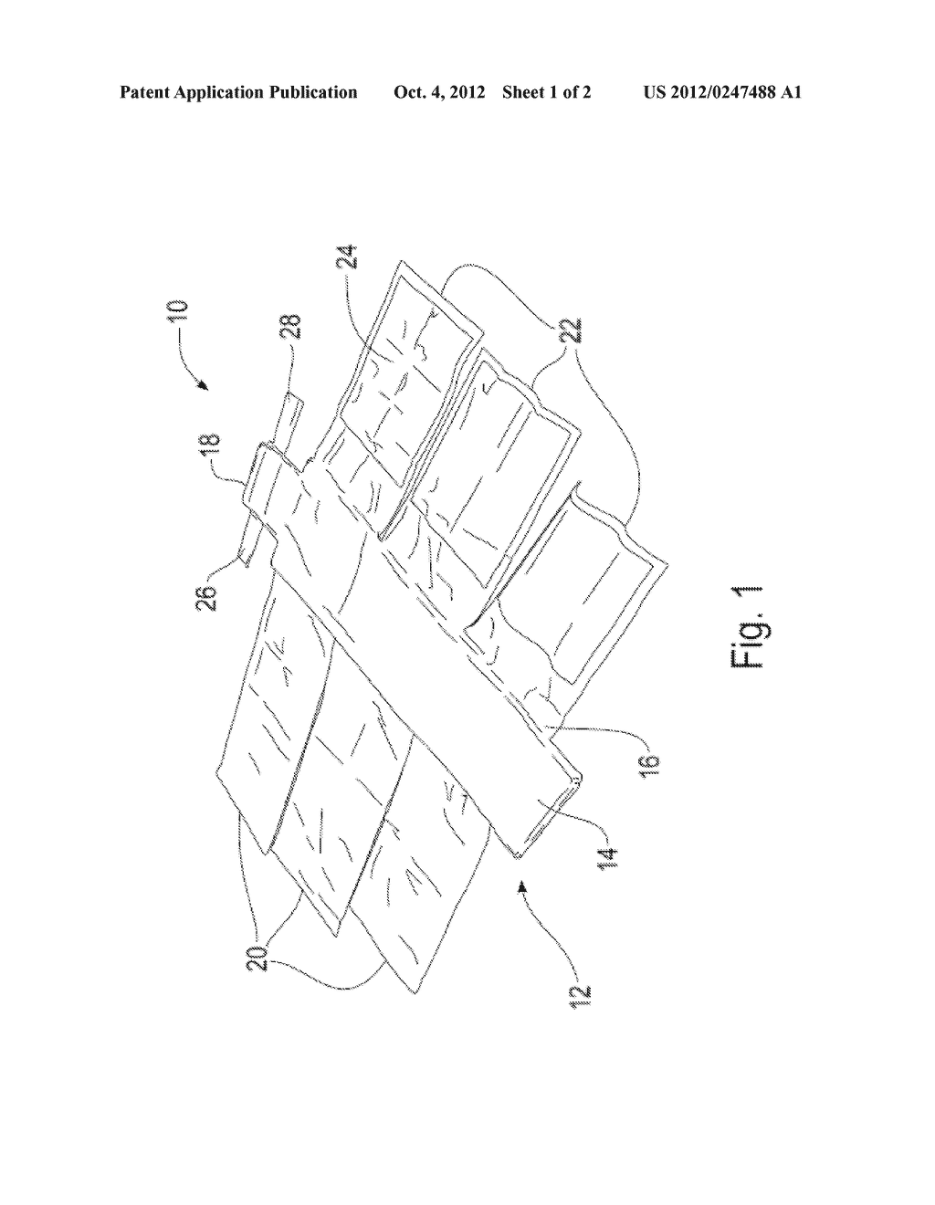 DISPOSABLE APPARATUS FOR SECURING A PATIENT - diagram, schematic, and image 02