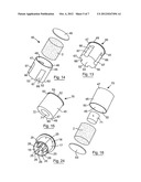 CONTAINER COMPRISING VAPORISABLE MATTER FOR USE IN A VAPORISING DEVICE FOR     VAPORISING A VAPORISABLE CONSTITUENT THEREOF diagram and image