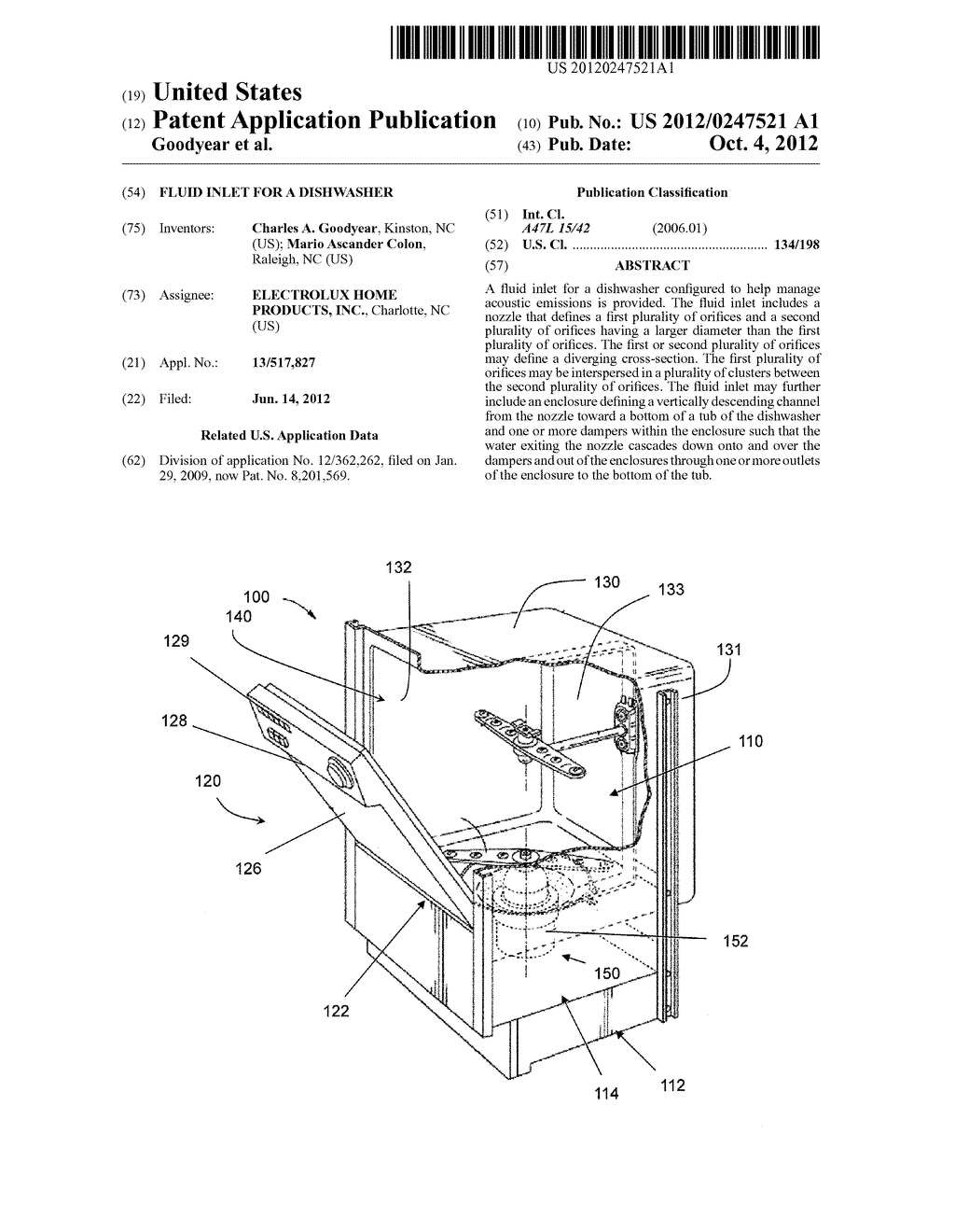 FLUID INLET FOR A DISHWASHER - diagram, schematic, and image 01