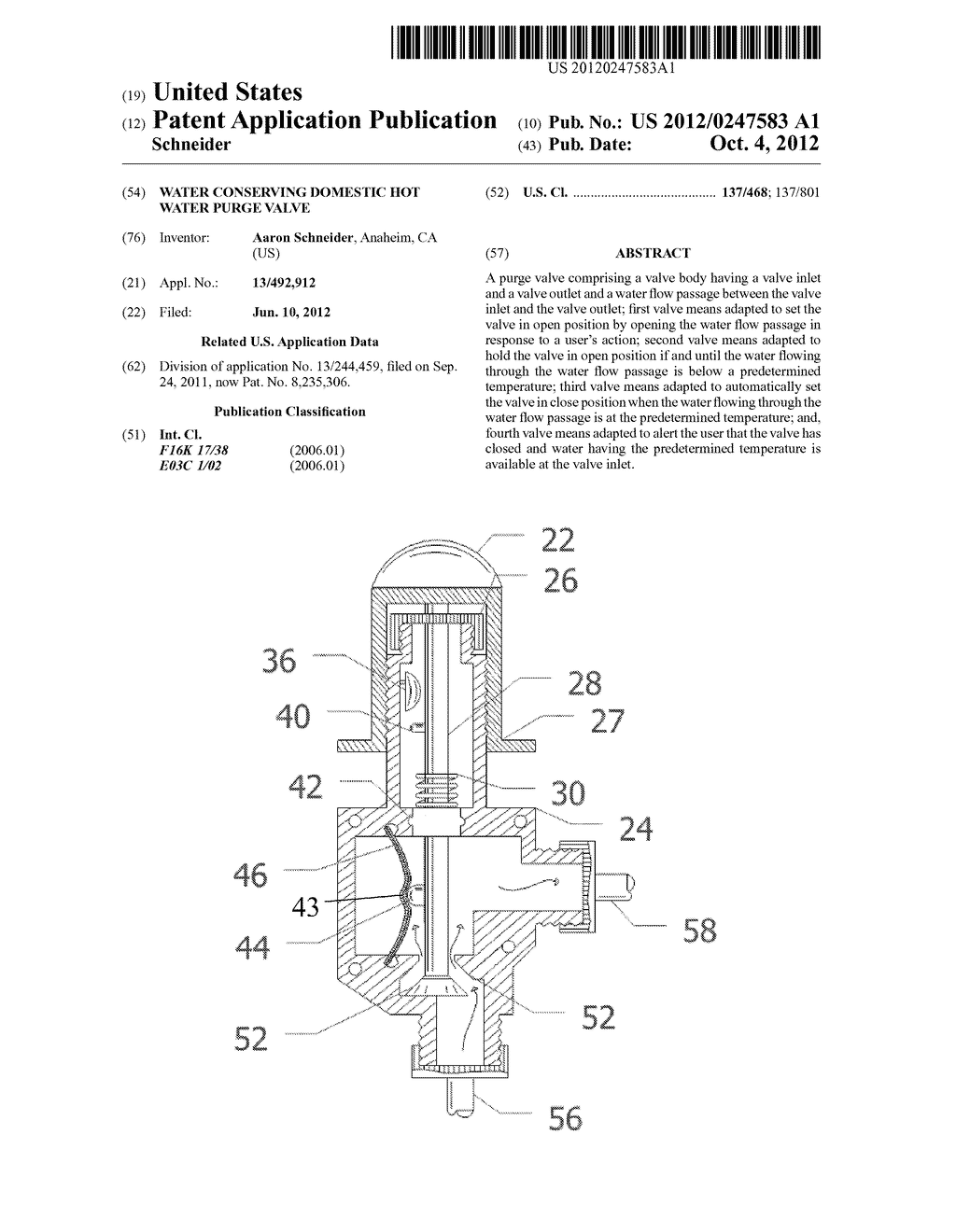 WATER CONSERVING DOMESTIC HOT WATER PURGE VALVE - diagram, schematic, and image 01