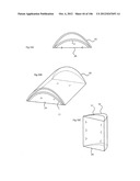 STRUCTURAL ASSEMBLY WITH A TIED, FLEXURALLY DEFORMED PANEL diagram and image