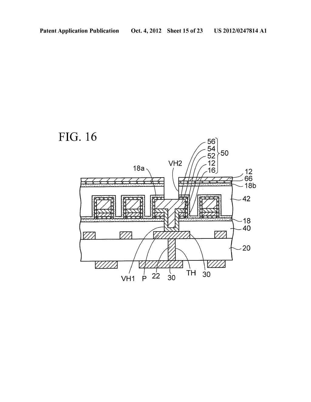 WIRING SUBSTRATE AND METHOD OF MANUFACTURING THE SAME - diagram, schematic, and image 16