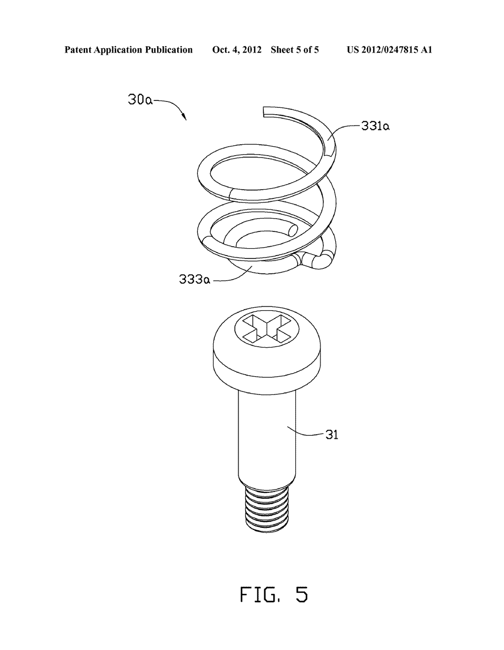 FASTENER AND ELECTRONIC ASSEMBLY HAVING THE SAME - diagram, schematic, and image 06