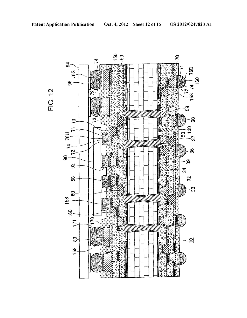 PACKAGE-SUBSTRATE-MOUNTING PRINTED WIRING BOARD AND METHOD FOR     MANUFACTURING THE SAME - diagram, schematic, and image 13