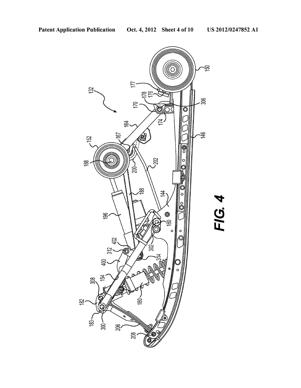 Snowmobile Suspension - diagram, schematic, and image 05