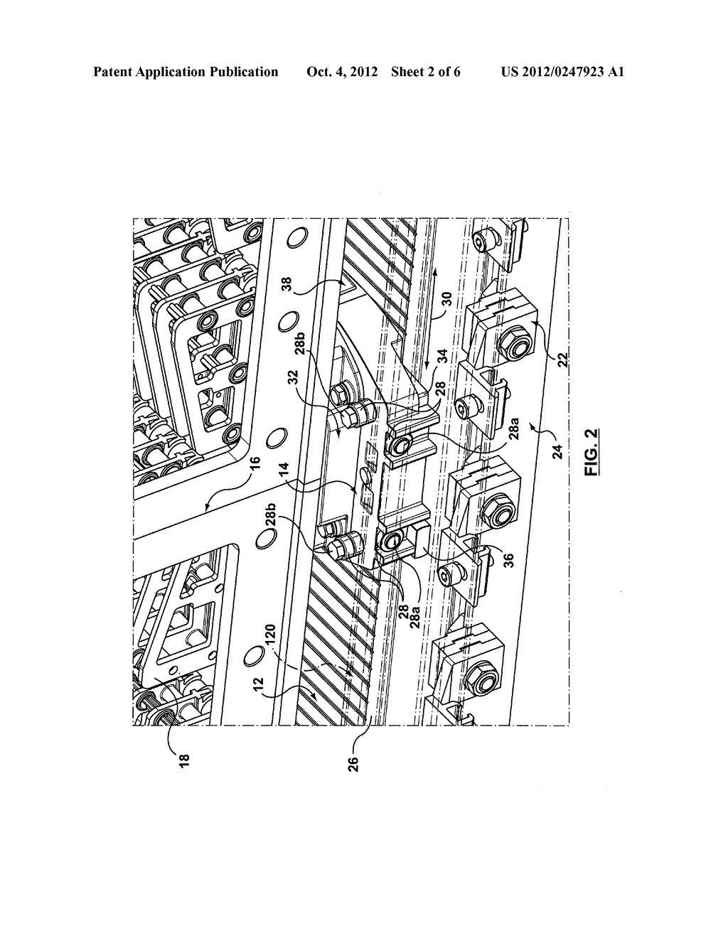 SELF-ALIGNING PALLETS AND A SYSTEM FOR AUTOMATED CONVEYING OF COMPONENTS     THROUGH AN ASSEMBLY LINE - diagram, schematic, and image 03