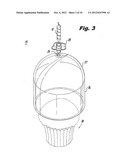 Sanitary Candle Covers for Cakes and Cupcakes diagram and image