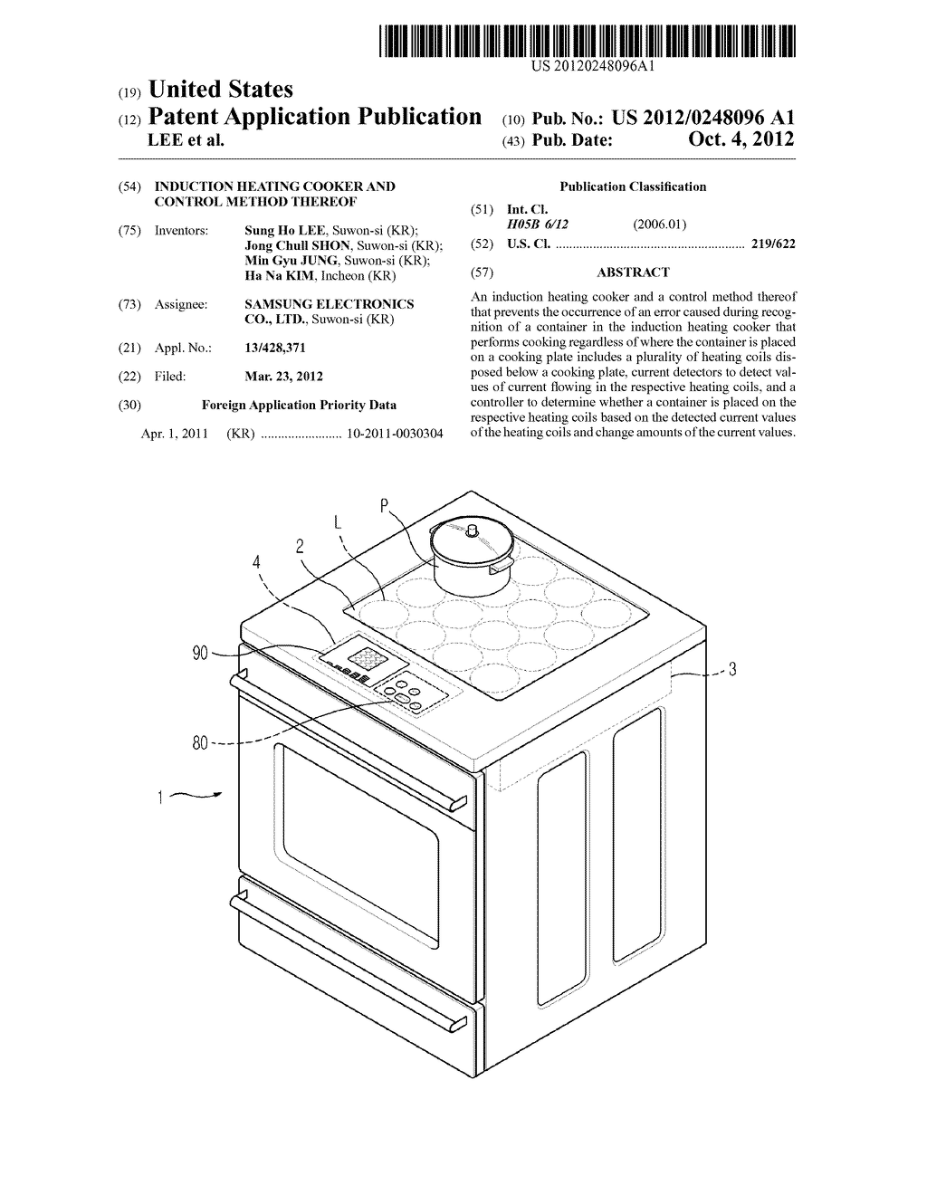 INDUCTION HEATING COOKER AND CONTROL METHOD THEREOF - diagram, schematic, and image 01