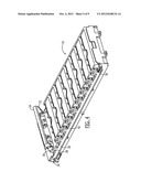 MEDICATION DISPENSING CABINET AND ASSOCIATED DRAWER ASSEMBLY HAVING     POCKETS WITH CONTROLLABLY OPENABLE LIDS diagram and image