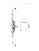 MEDICATION DISPENSING CABINET AND ASSOCIATED DRAWER ASSEMBLY HAVING     POCKETS WITH CONTROLLABLY OPENABLE LIDS diagram and image