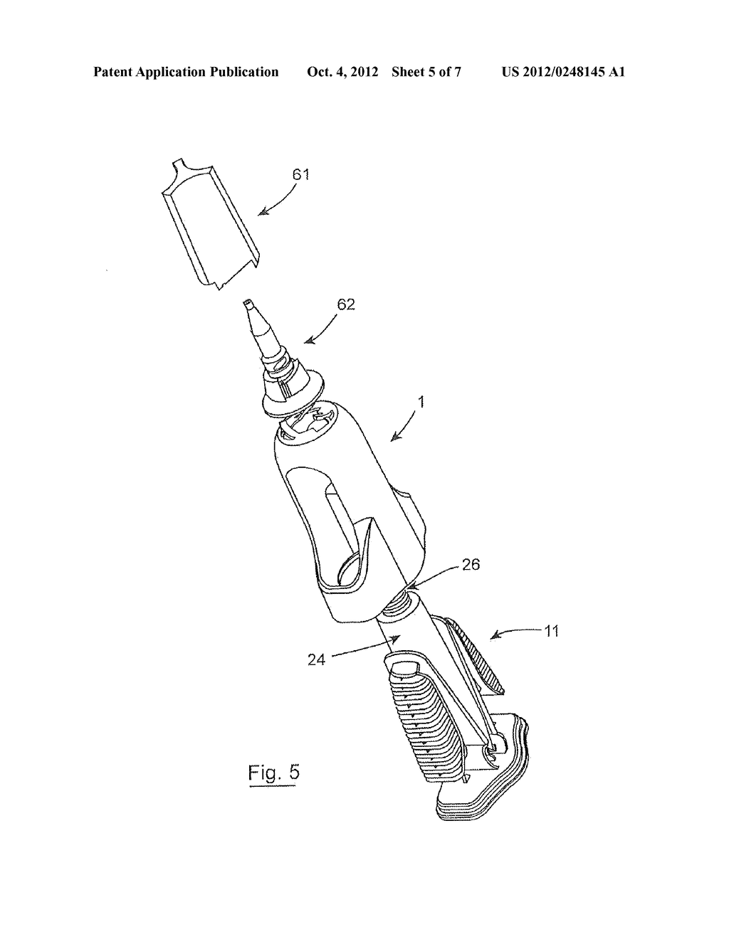 DEVICE FOR EXPRESSING SUBSTANCES FROM A DEFORMABLE TUBE - diagram, schematic, and image 06